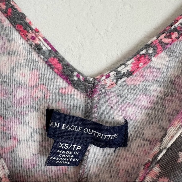 American Eagle Floral Maxi Dress with sleeves- size small NWOT - Picture 8 of 11